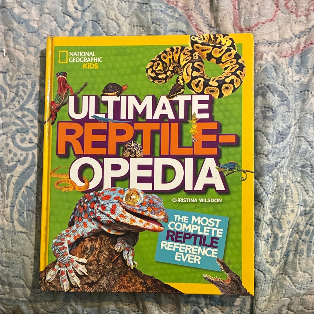 🎉 FINAL CLEARANCE 🎉$7 or 3 for $15🎉National Geographic Kids Reptile-Opedia